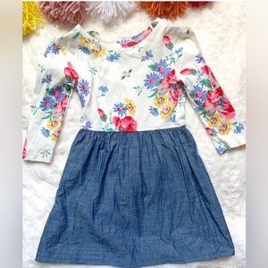 Gap Denim Floral Dress